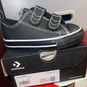 Converse Kids Black and White Sneakers